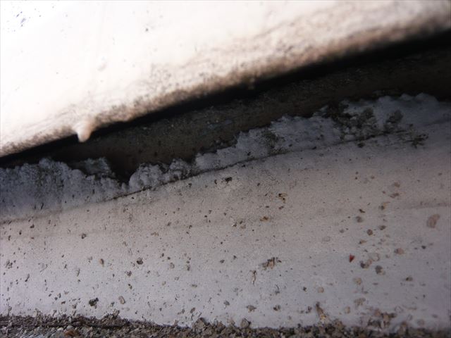 陸屋根の立上り