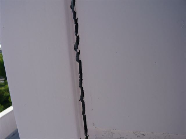 外壁目地の劣化