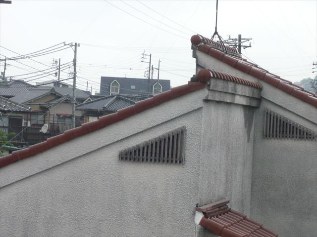 屋根の全景