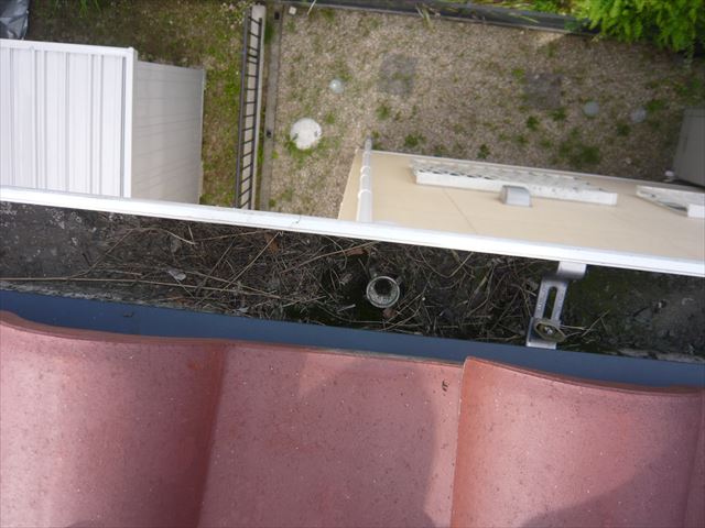 雨樋の詰まり