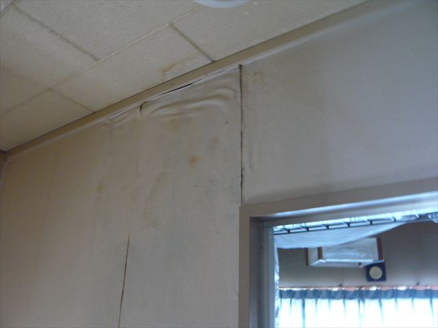 室内の雨漏り