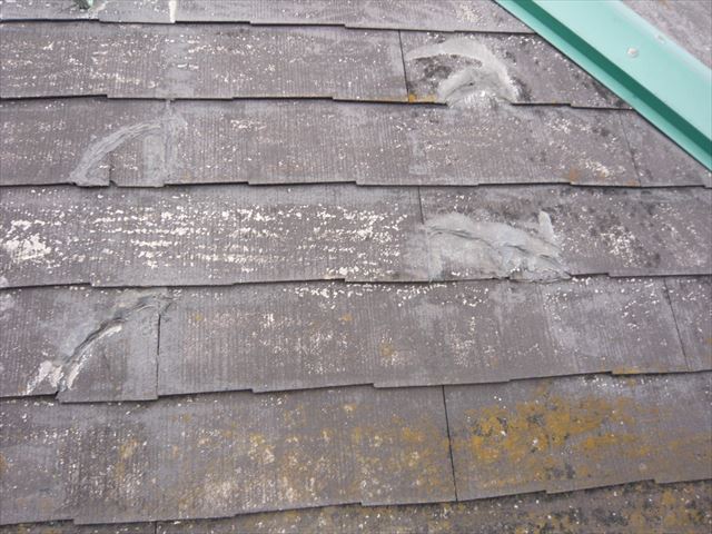 スレートの劣化