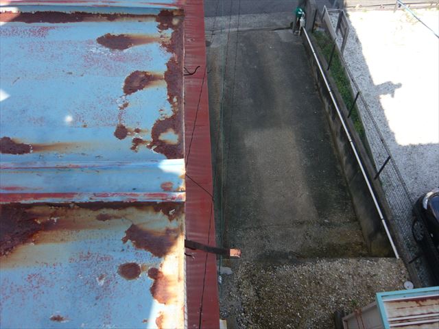 トタンの腐食