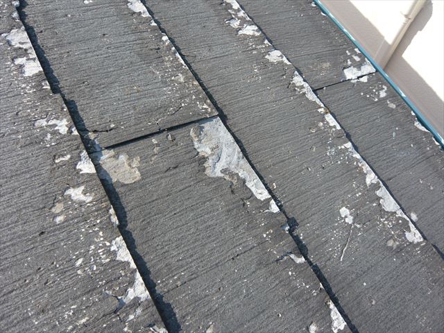 スレートの劣化
