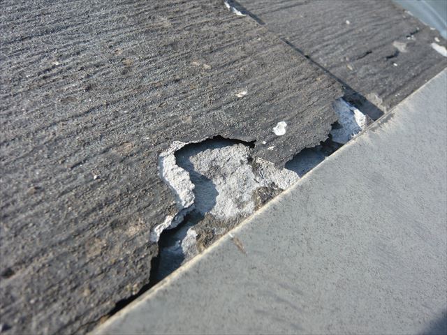 スレートの劣化