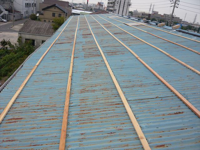 カバー工事の下地施工