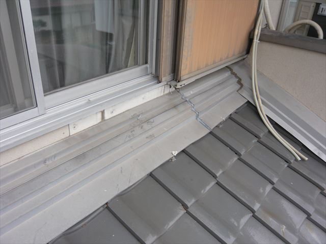 2階のサッシ廻り