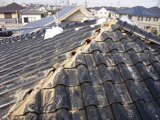 既存垂木の撤去