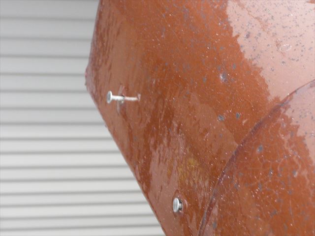 ケラバ瓦の釘浮き