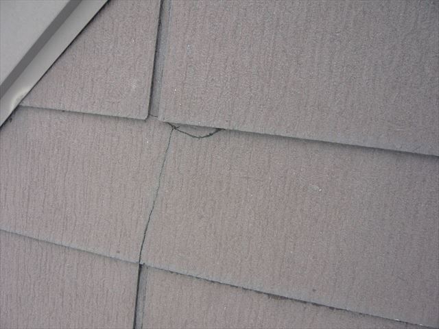 スレートの割れ