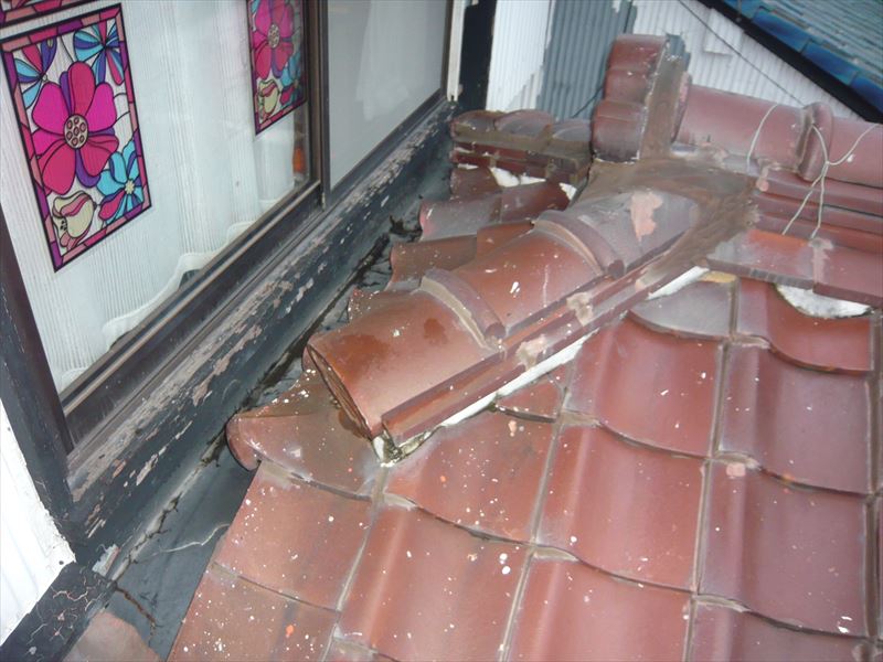 壁との取り合い部分