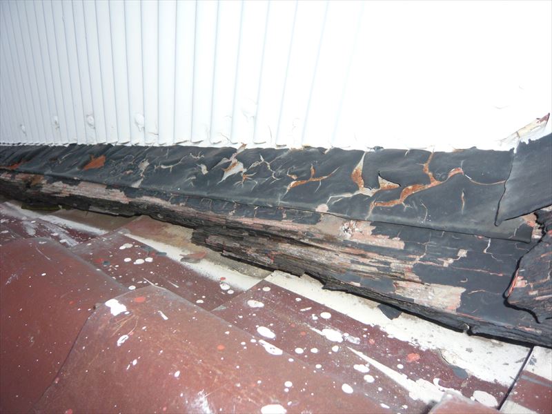 壁際との取り合い