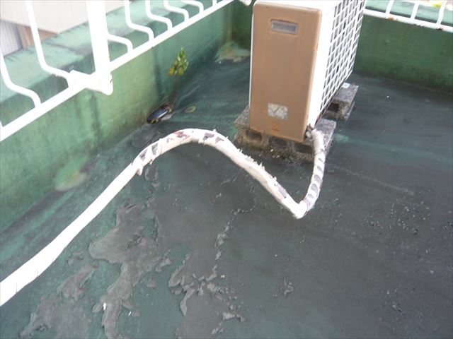 3階北側のベランダ