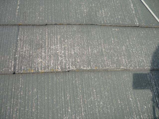 スレートの変色