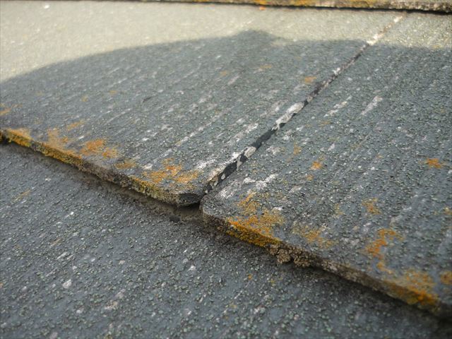 スレートの劣化