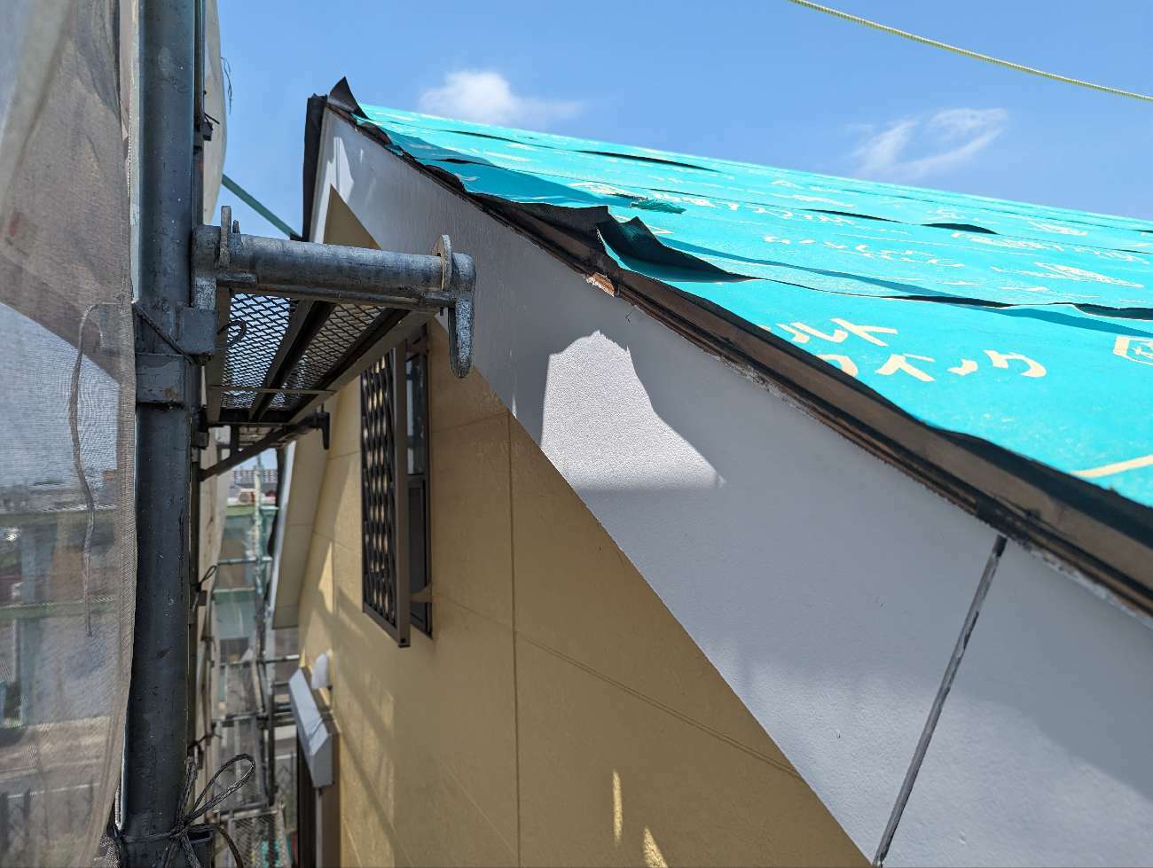 改質アスファルトルーフィング施工