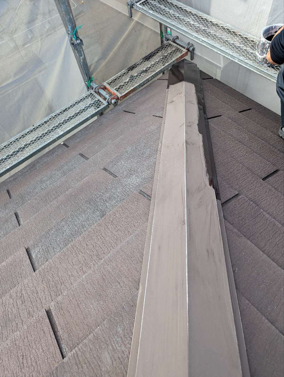 板金部への塗装