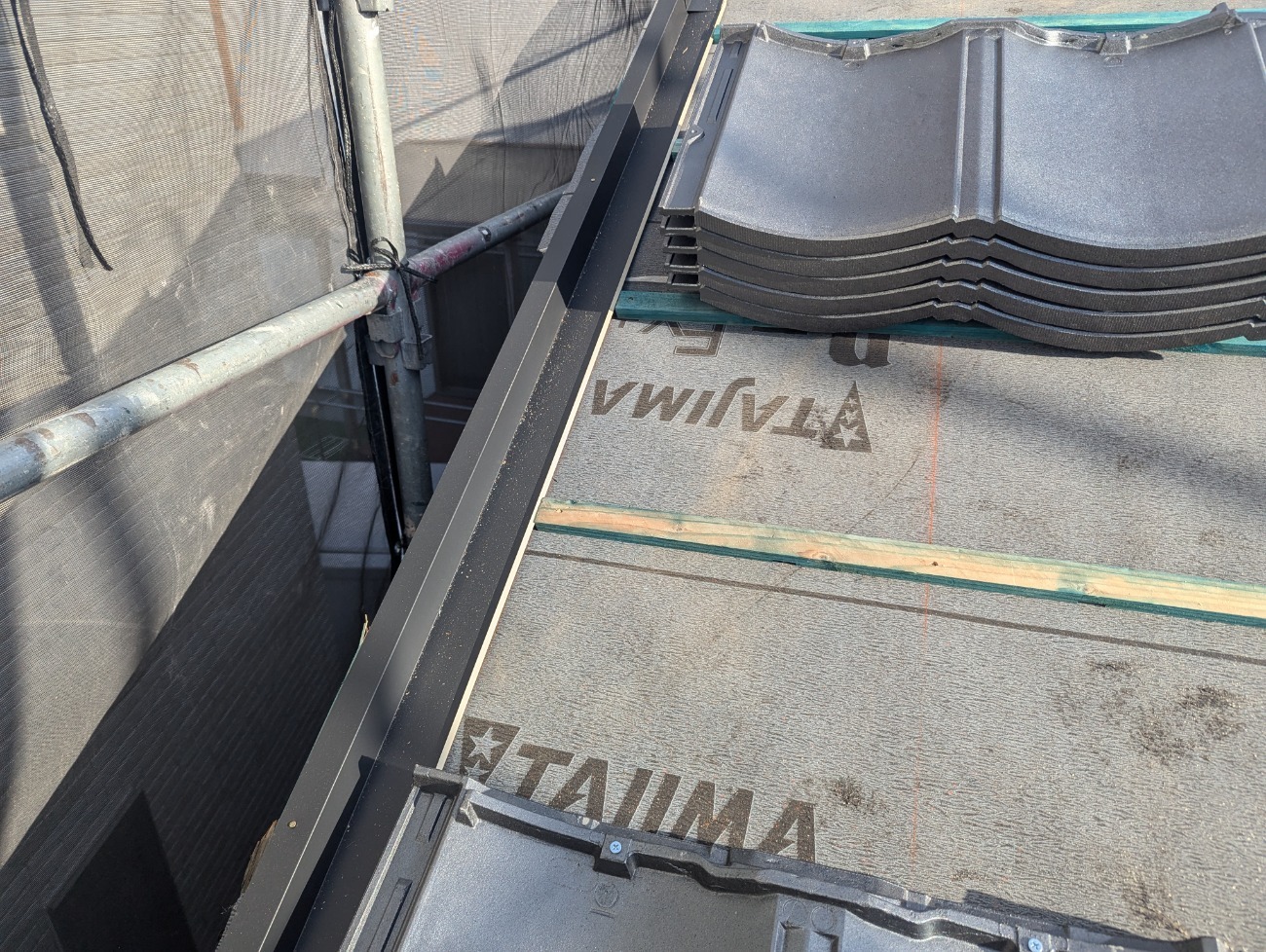 ケラバ部分の様子