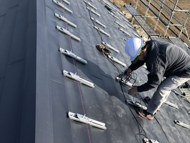 配線ケーブルの配置