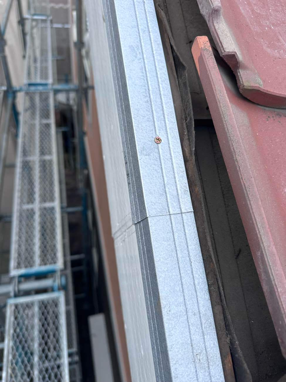 名古屋市　ケラバ部分の下地の様子