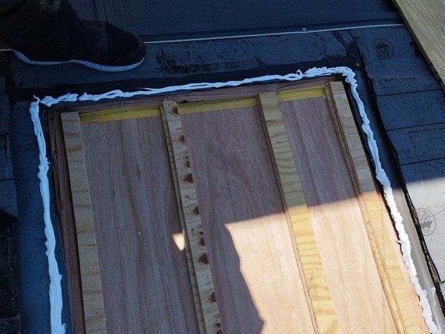 名古屋市緑区　点窓部分を塞ぐ工事