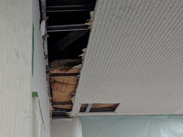 名古屋市緑区　天井の補修状況