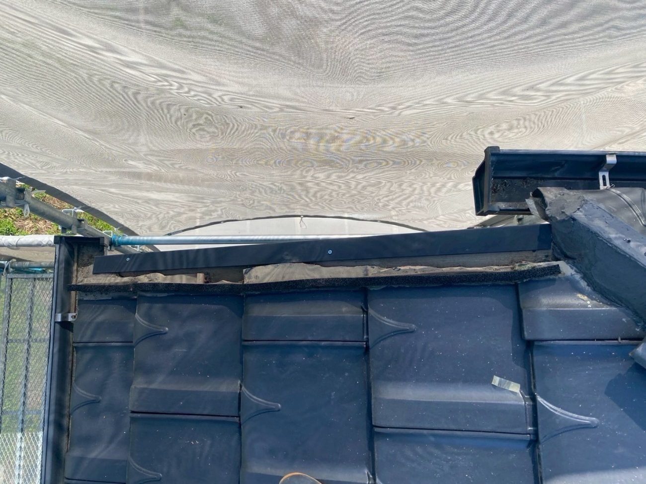 日進市　ケラバ部分の補修