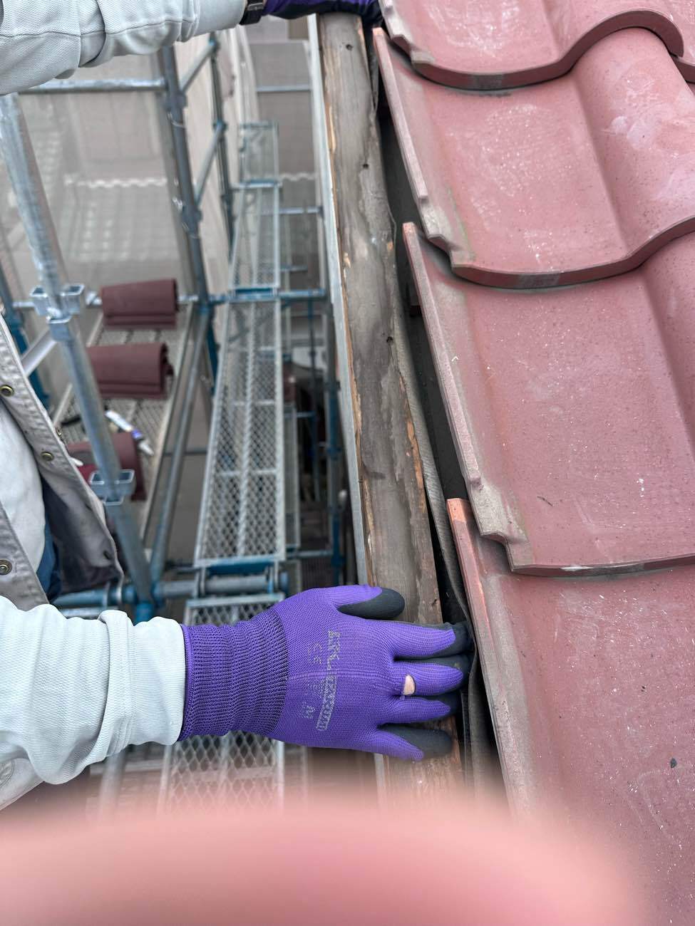 名古屋市　ケラバ部分の劣化状況