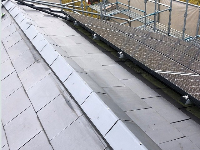 棟が完成していく様子