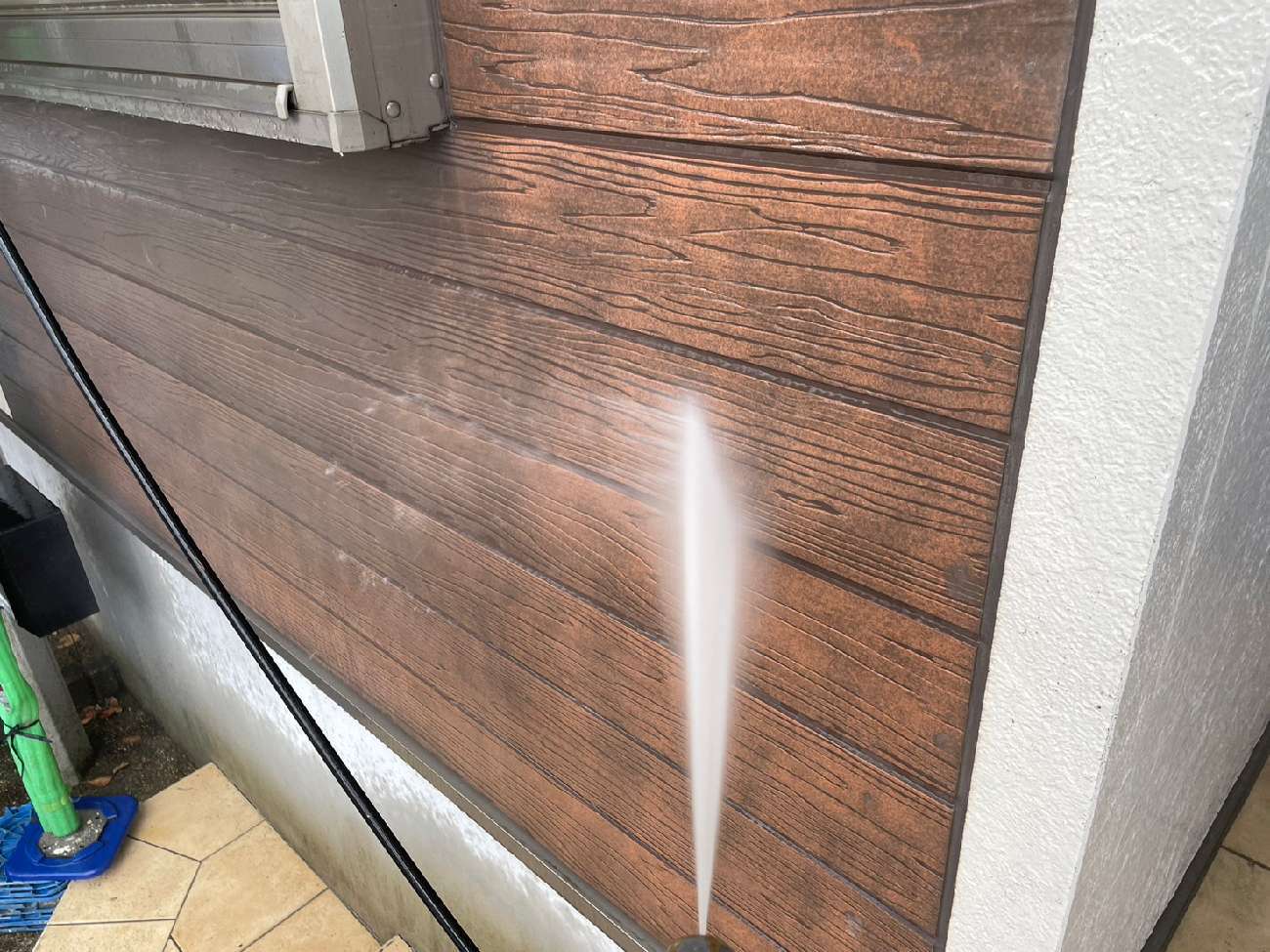 外壁の高圧洗浄