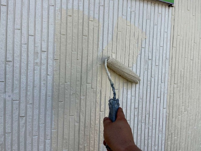 外壁サイディングに3回塗りによるメンテナンス