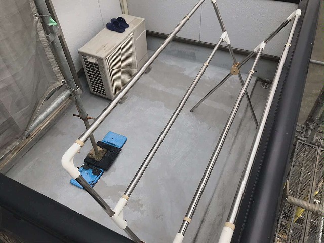 ベランダ防水の洗浄後の乾燥時間