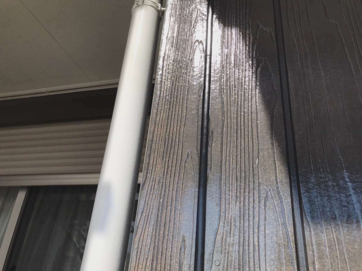 コーキングの補修が完成