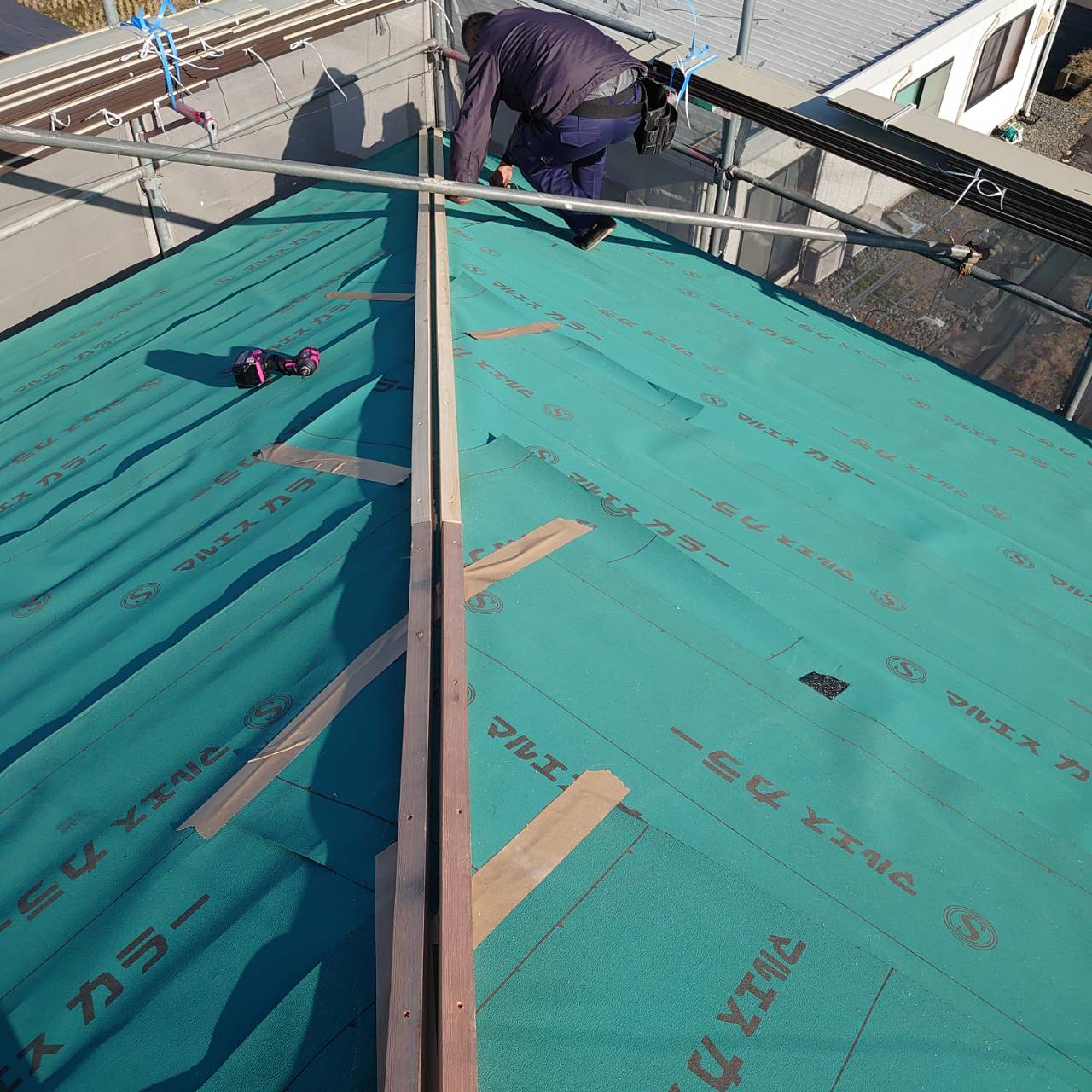 屋根カバー工法・ガルバリウム鋼板