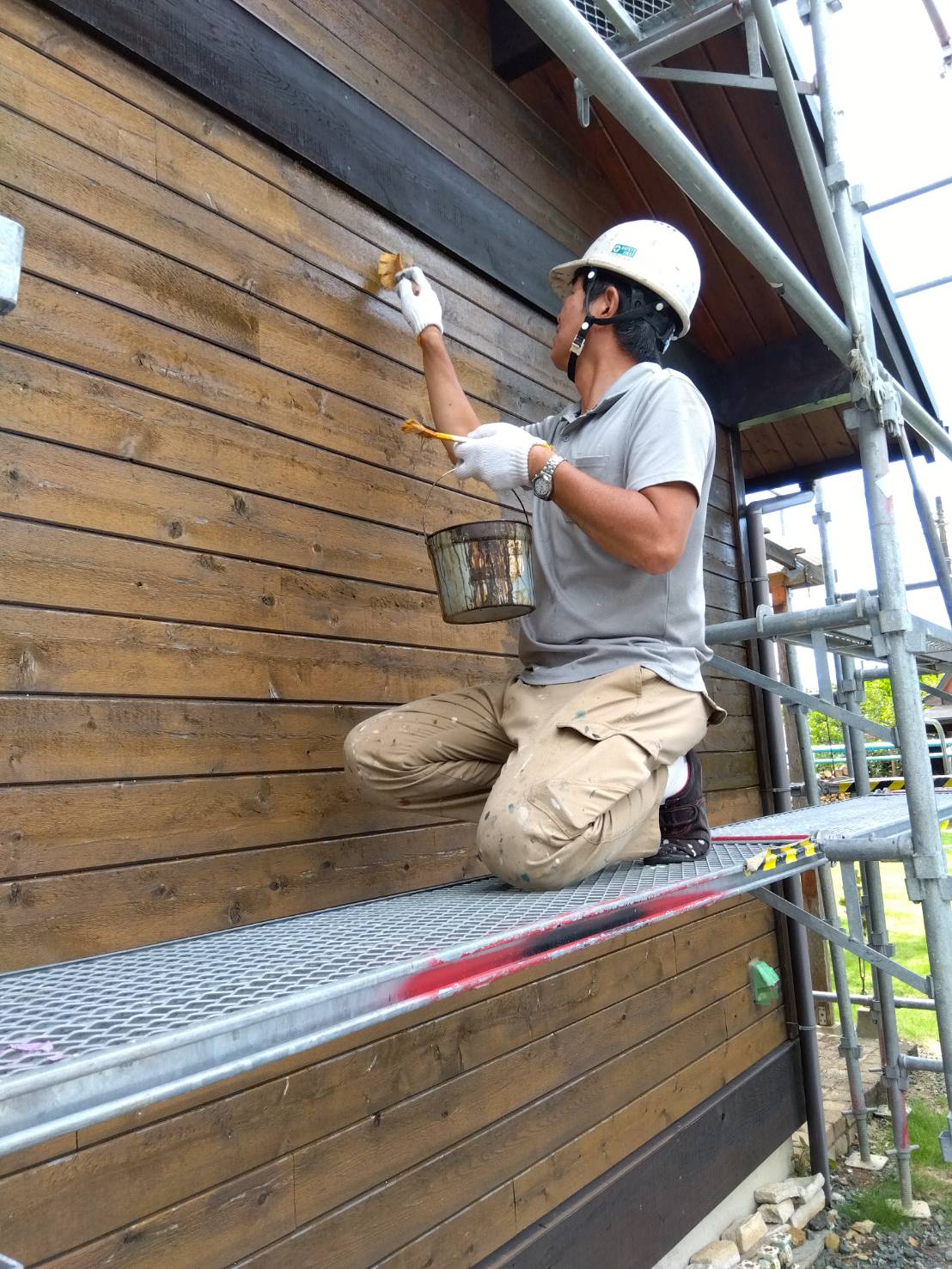 外壁塗装、クリア、浜松市都田