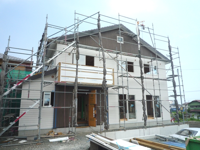 屋根、外壁工事完成