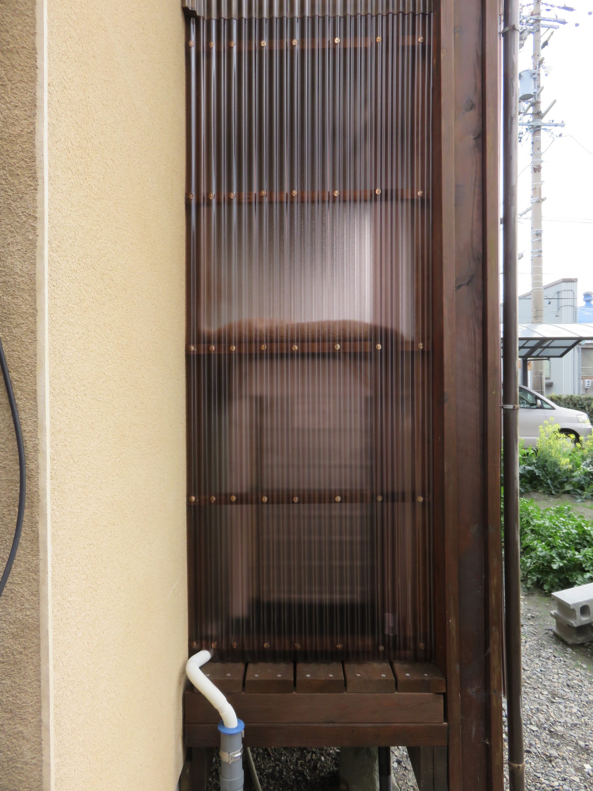 ウッドデッキ・洗濯機置き場