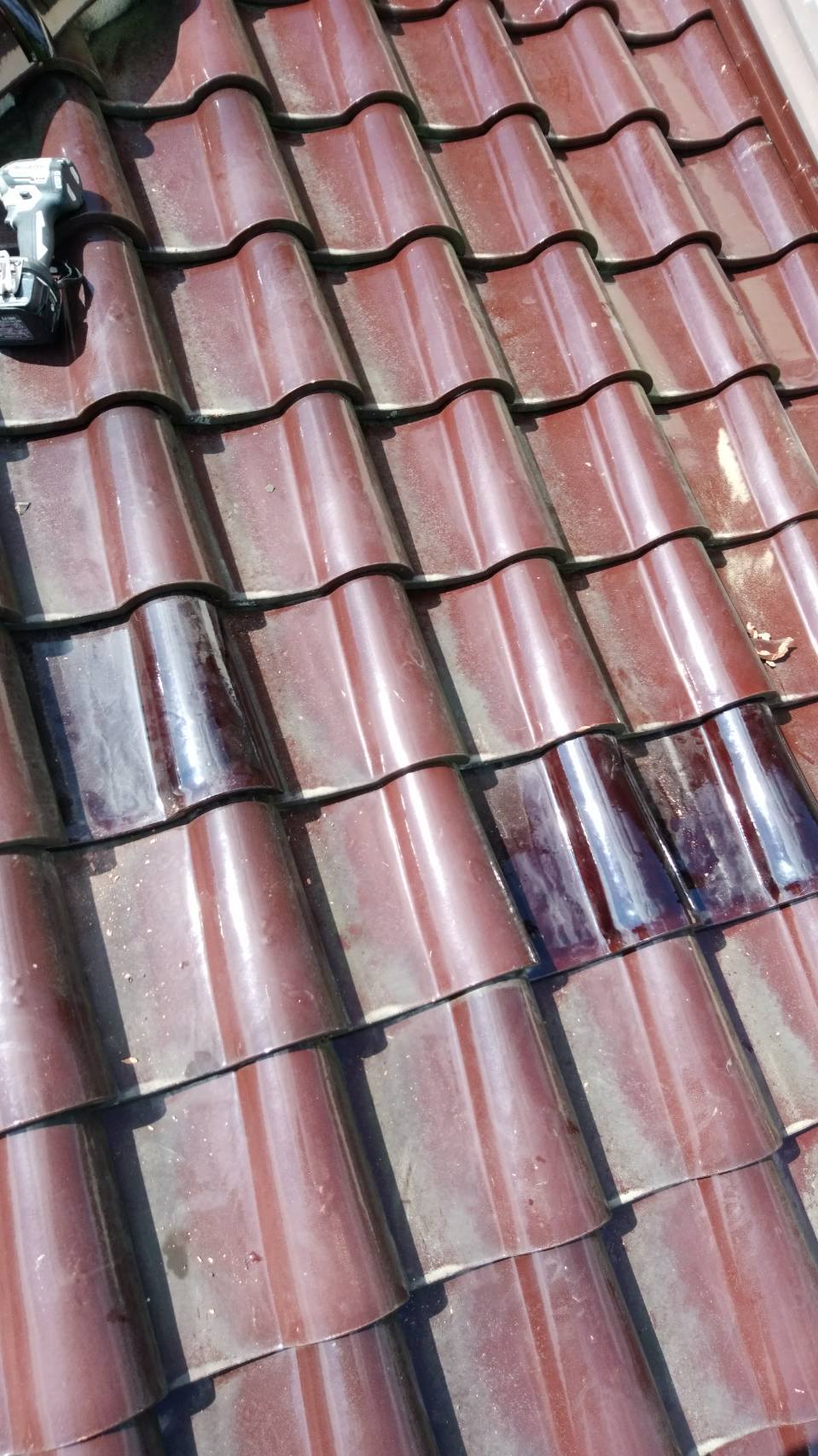 屋根瓦補修工事取り替え