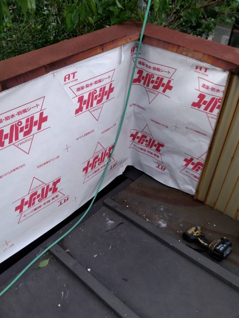 パラペット防水紙