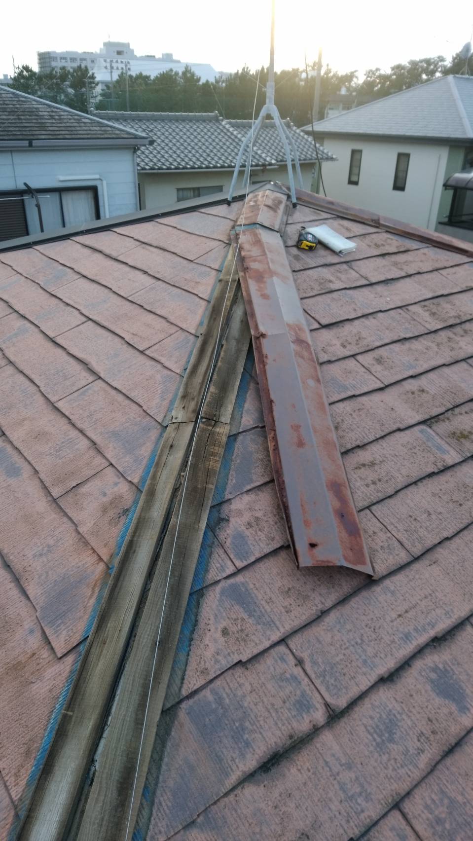 清水区折戸屋根板金修理