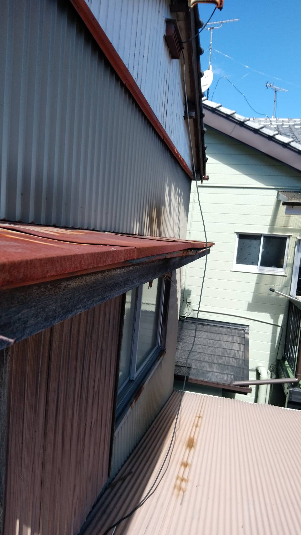 美川町屋根修理写真