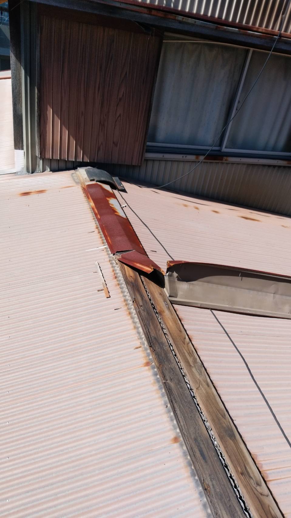 美川町屋根修理写真