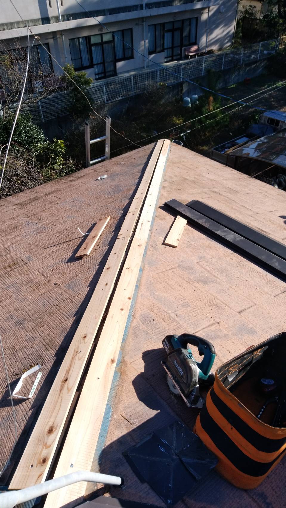 清水区折戸屋根板金修理