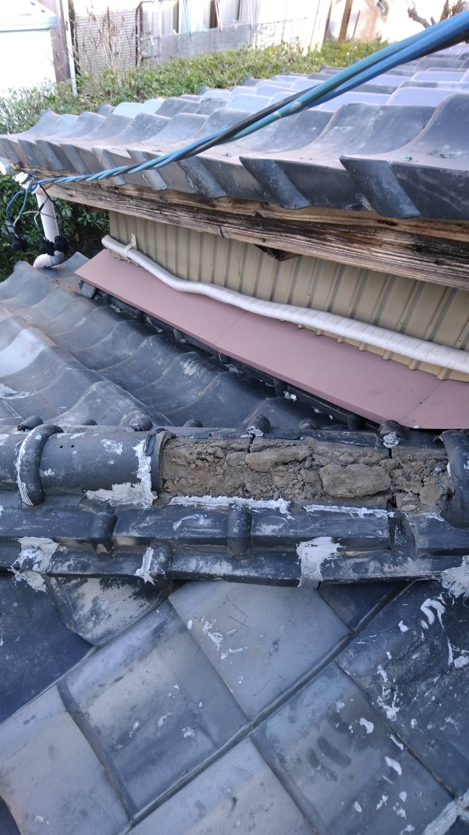 築50年瓦雨漏り修理