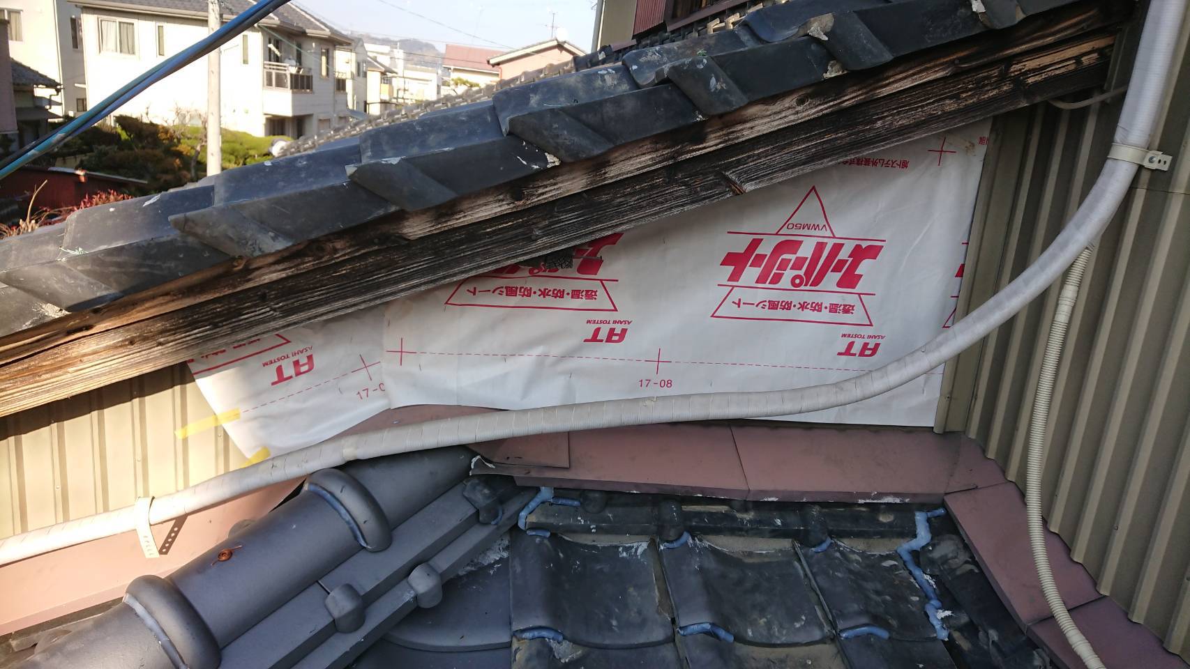 築50年瓦雨漏り修理