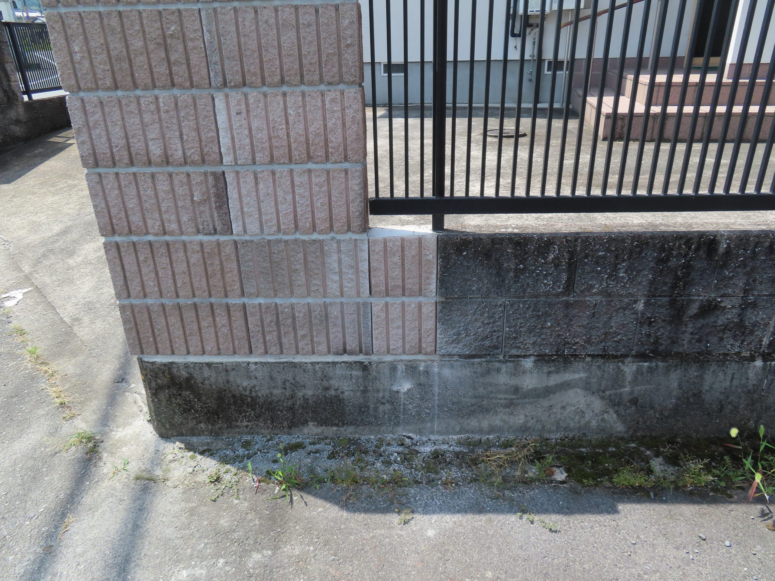 ブロック塀修復工事