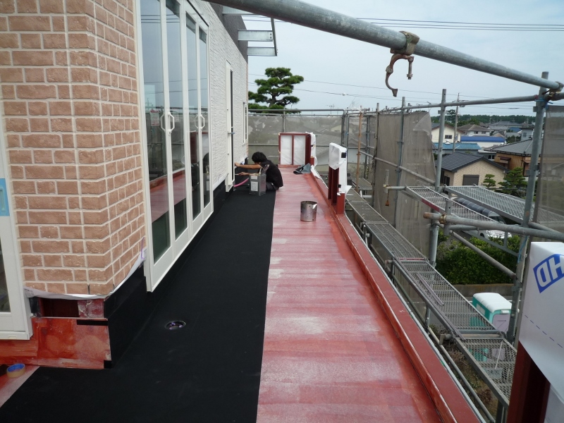 シート防水貼り替え