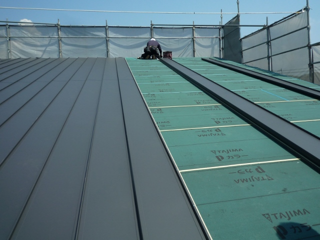 駿東郡清水町・屋根ガルバリウム鋼板