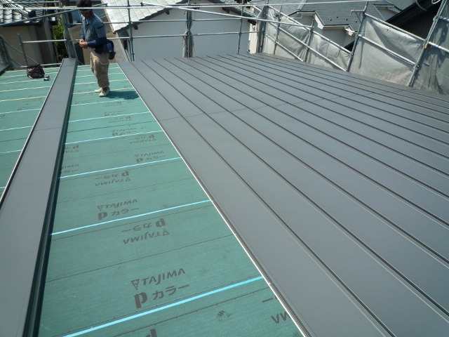 駿東郡清水町・屋根ガルバリウム鋼板