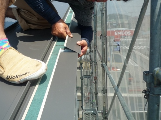 駿東郡清水町・屋根ガルバリウム鋼板